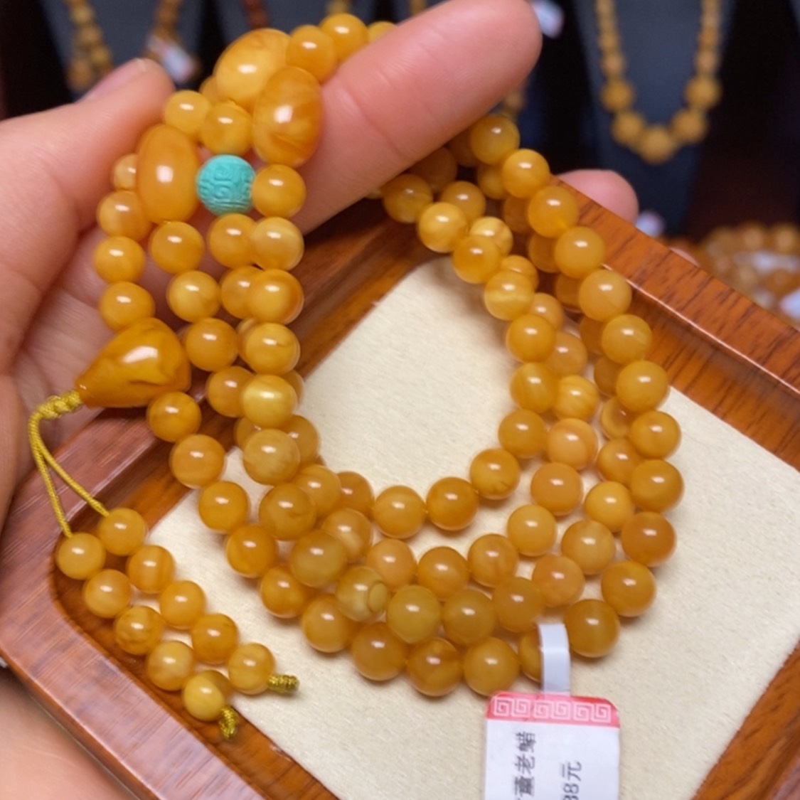 【闪购商品】蜜蜡颈饰未镶嵌项链