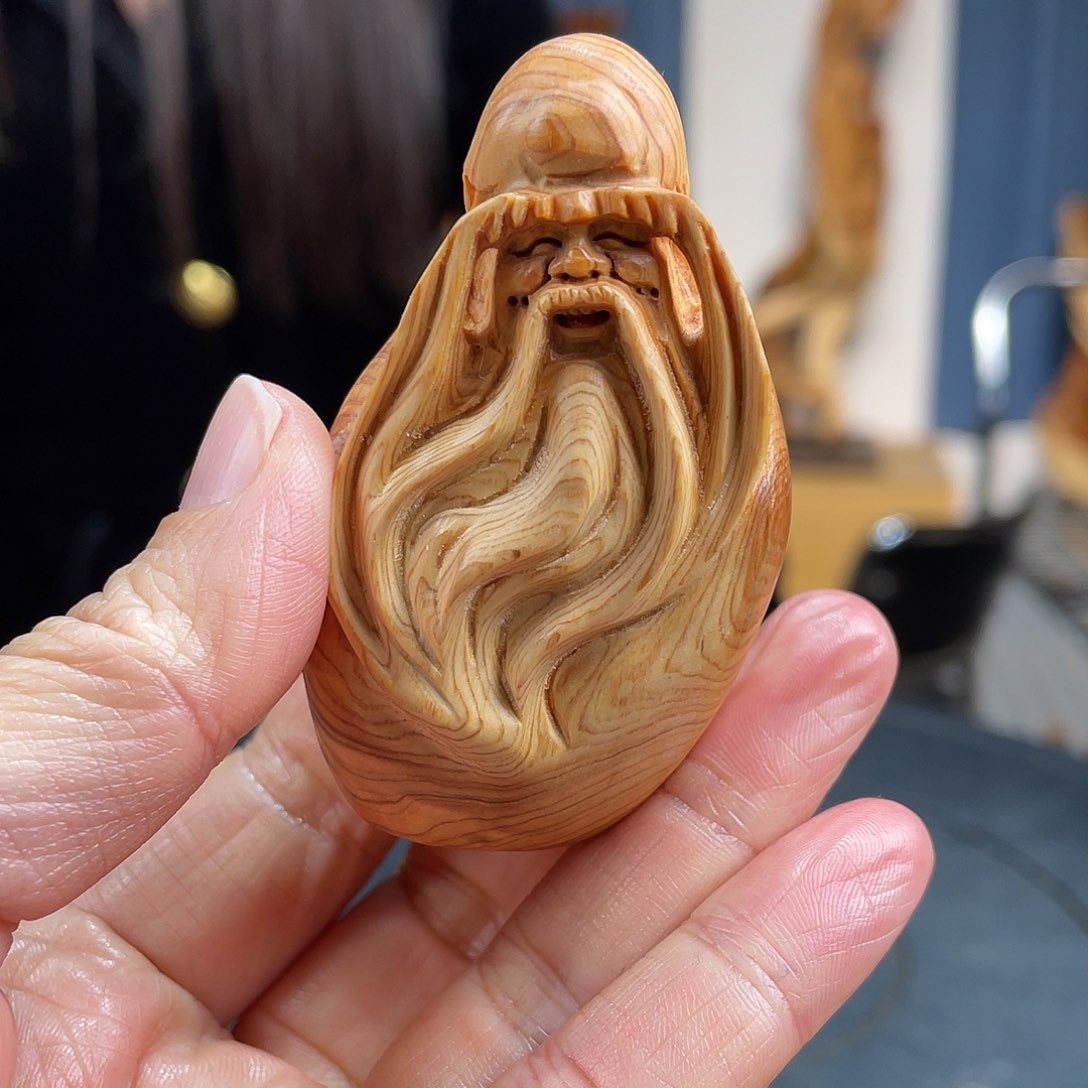 柏木（崖柏）手把件