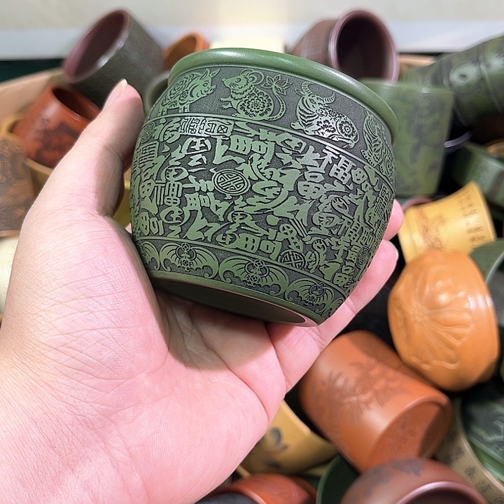 茶杯紫砂全手工紫砂主人杯