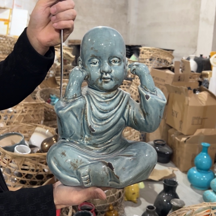 摆件高度34厘米宽度22厘米微瑕捡漏