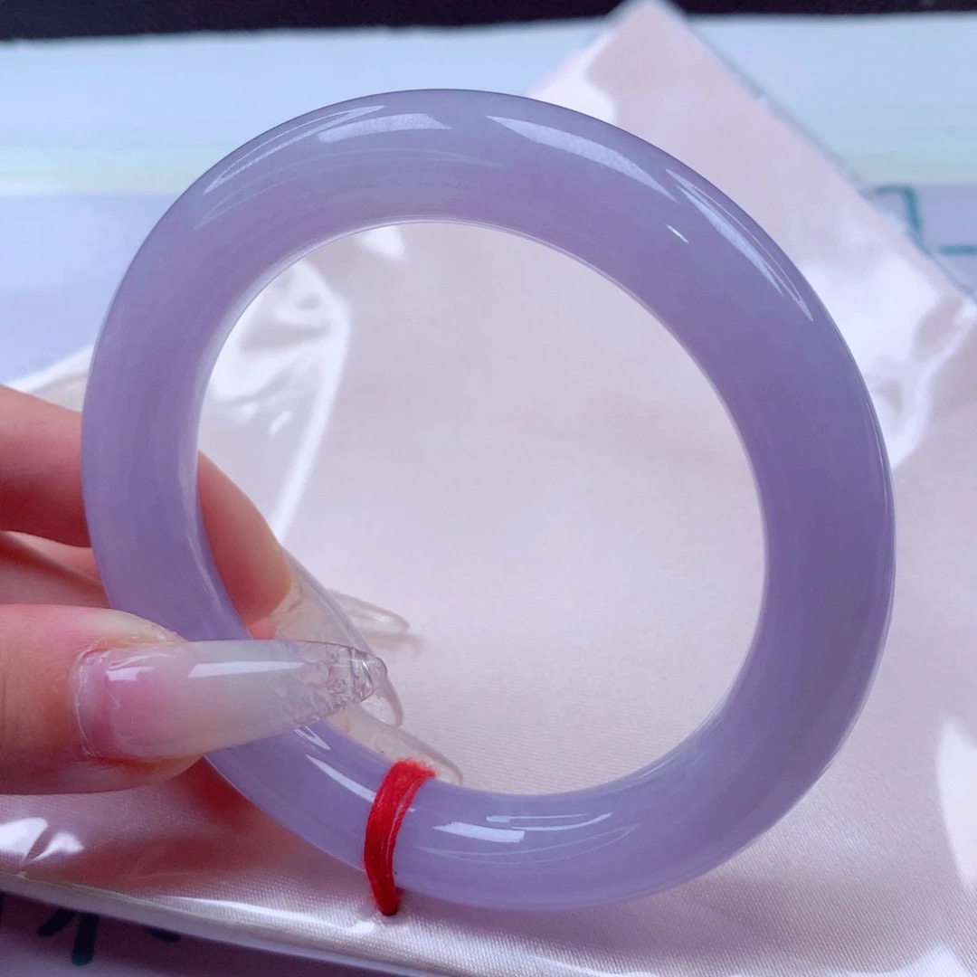 天然缅甸翡翠A货手镯56圈