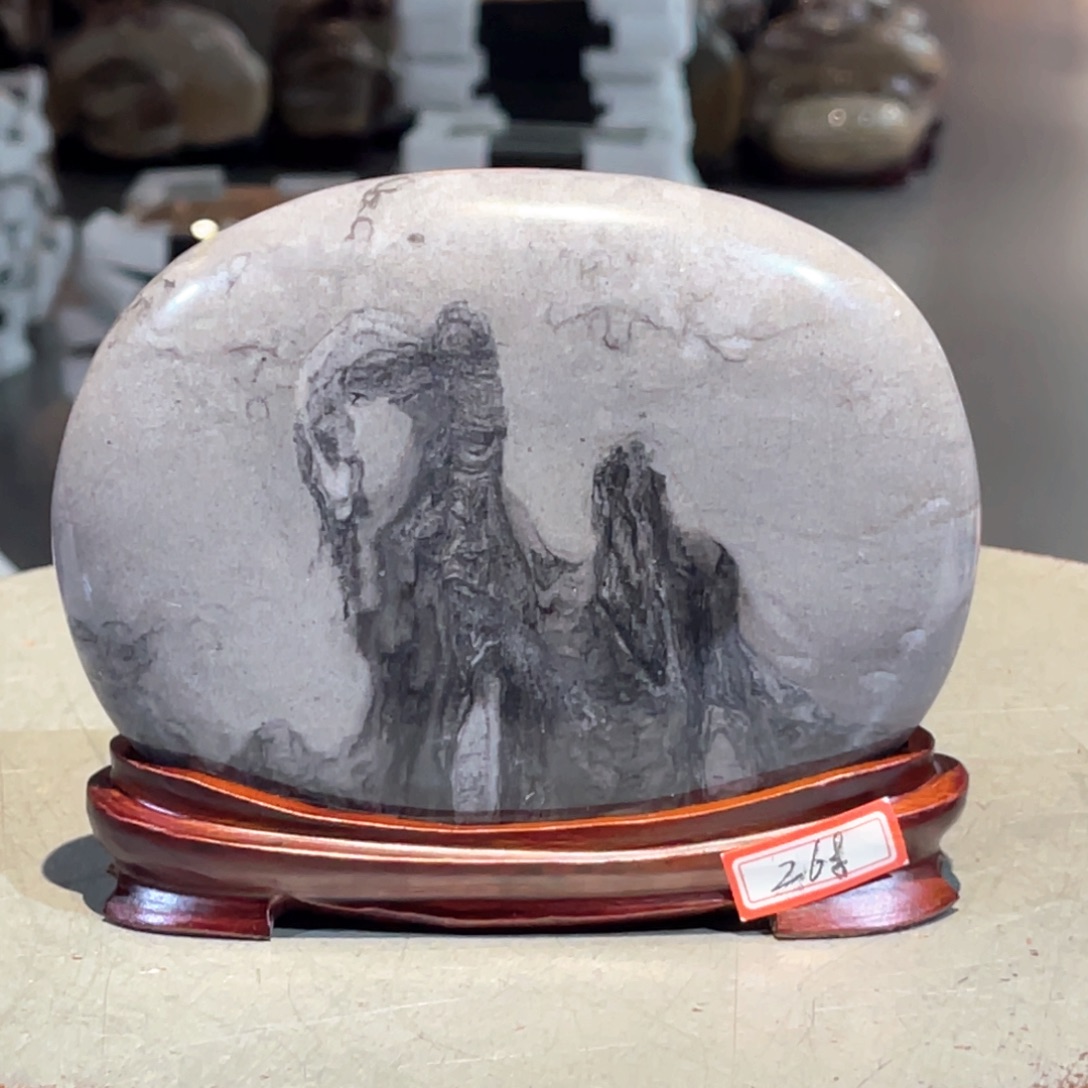 彩石三峡清江画面石14/12/2.5降龙尊者