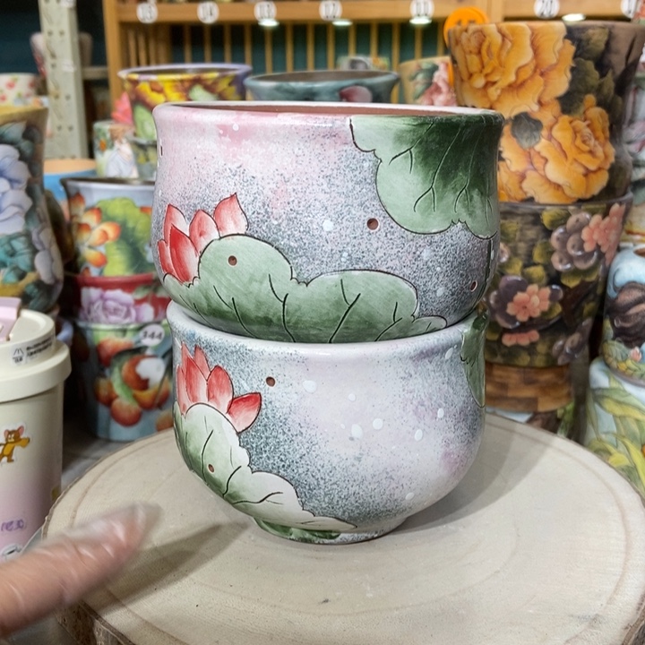 红陶景德镇艺术手绘作品