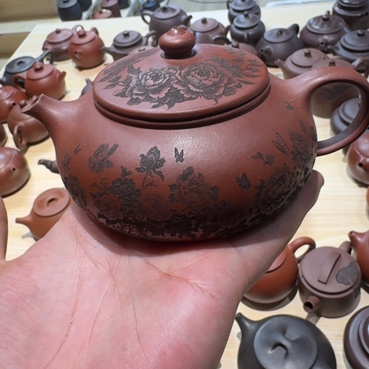 茶壶紫砂宜兴紫砂微瑕