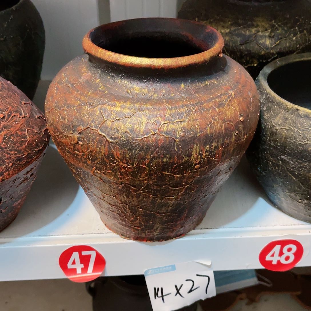 红陶打孔打孔打孔口径14高度20