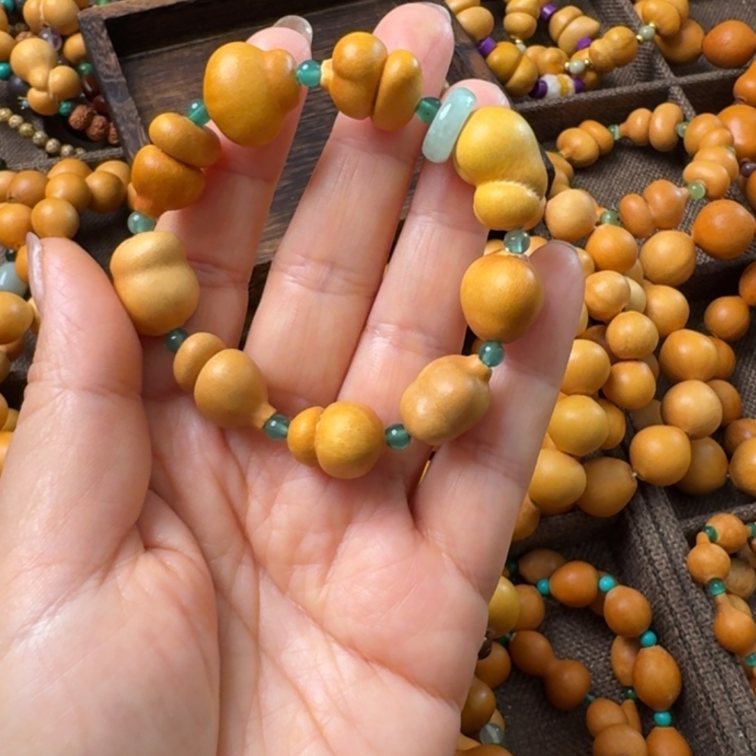 ****麦葫芦手串钱袋手串