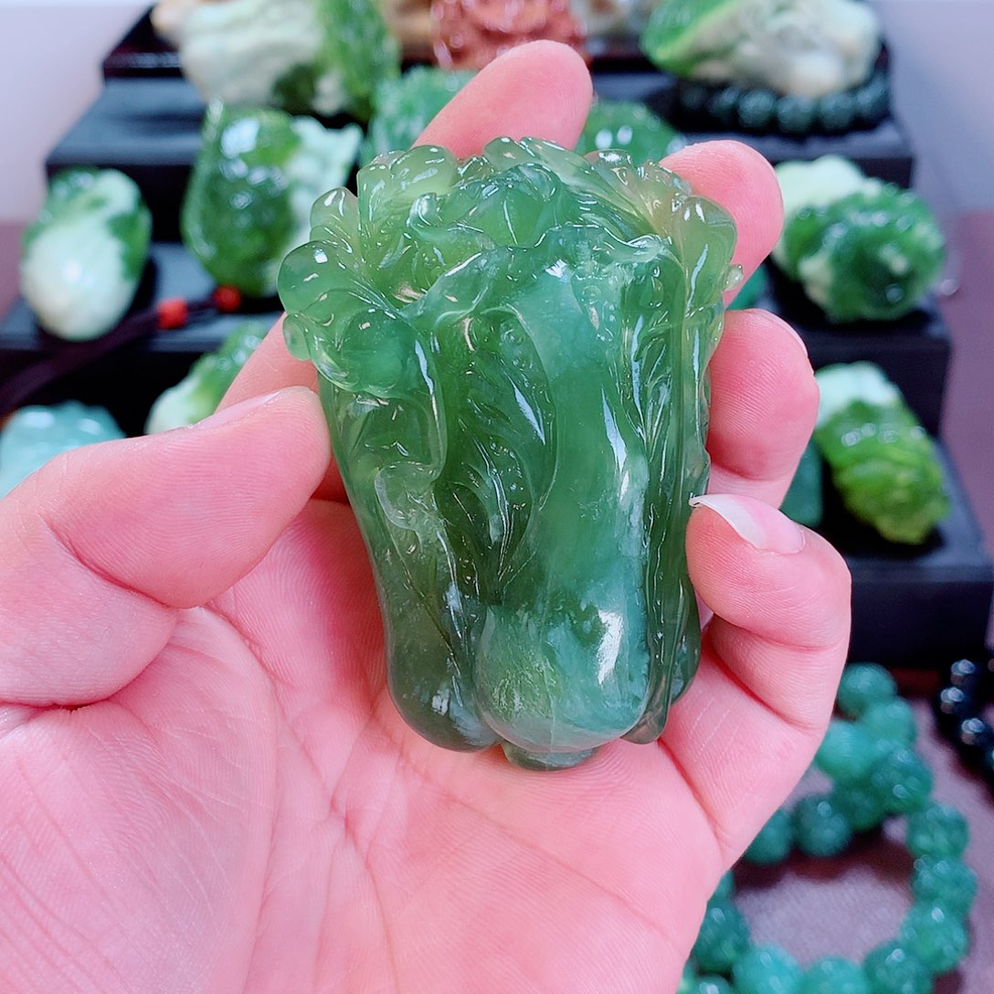 蛇纹石玉手把未镶嵌