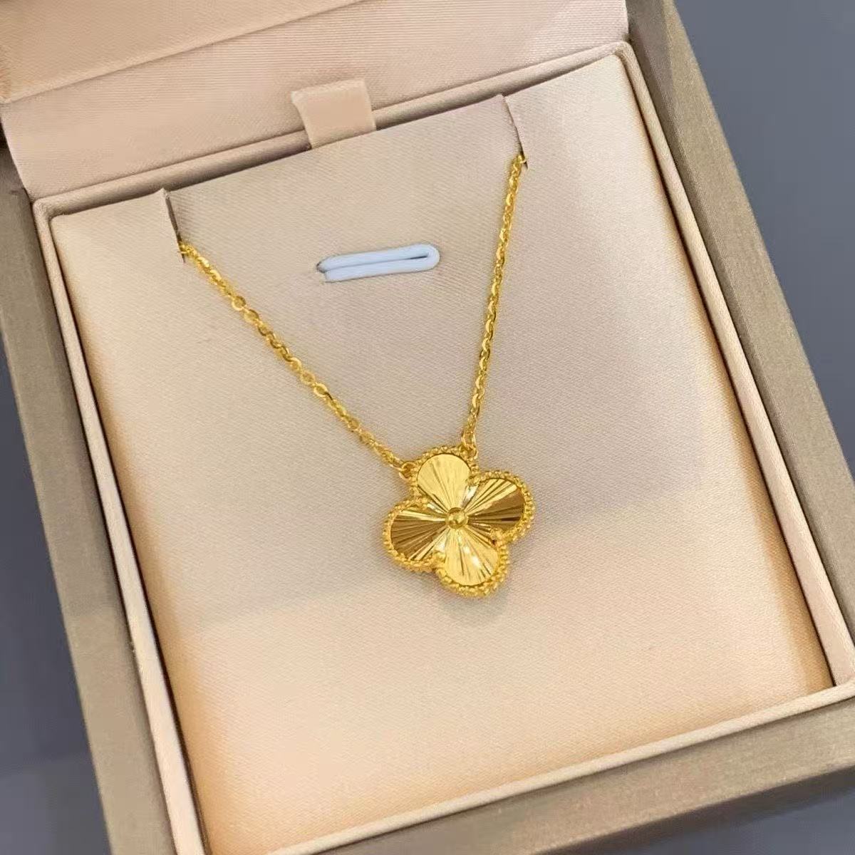 坠链均足银 足银套链 足银 四叶草套链