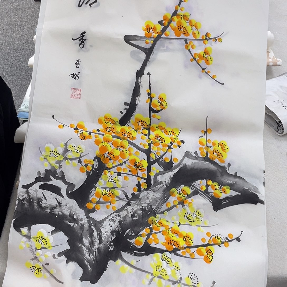 国画纯手绘字画宣纸