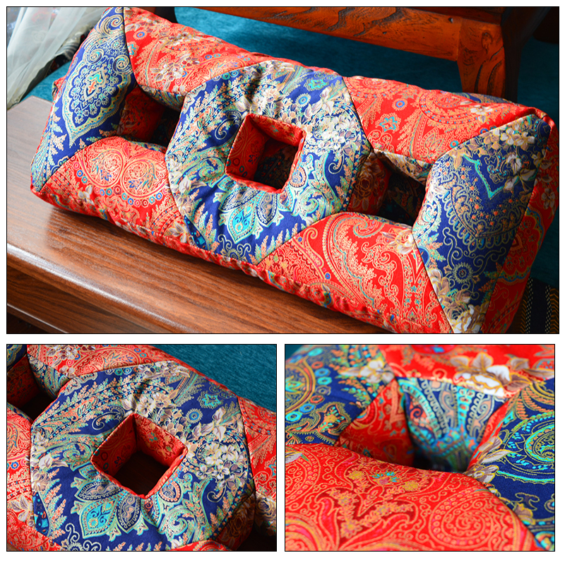 梦里乾坤枕铜钱枕大孔耳枕不压耳朵助眠枕安神枕三孔枕耳朵手术枕