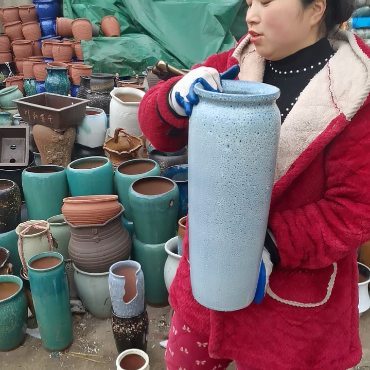 红陶口16高44瑕疵