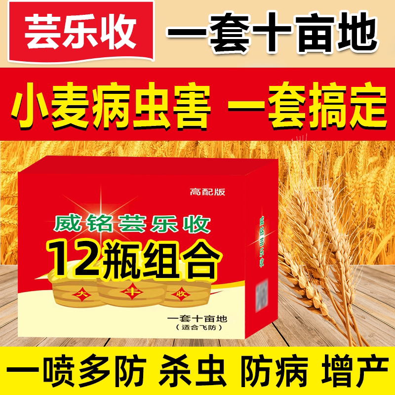芸乐收小麦高产套餐一喷三防十亩地叶面肥