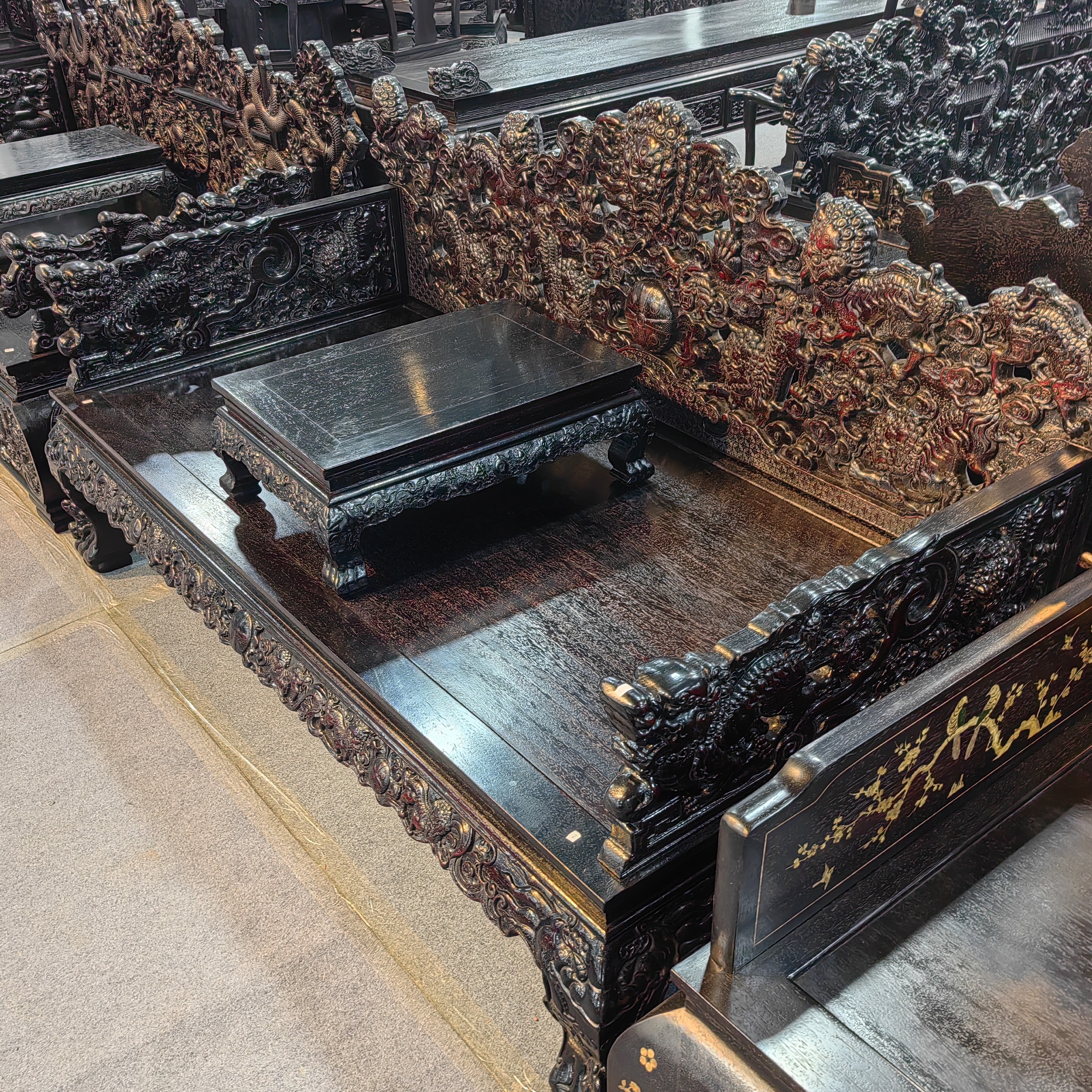 住宅家具罗汉床两件定