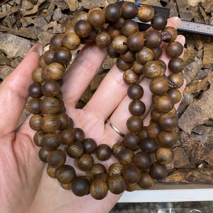 沉香手串0.8规格34陆河