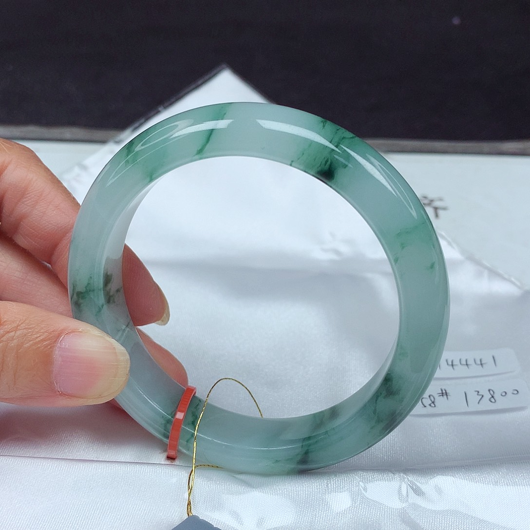 未镶嵌手镯翡翠58圈4441