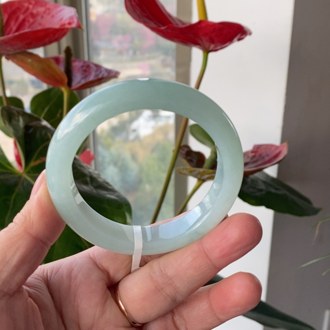 翡翠未镶嵌手镯11号