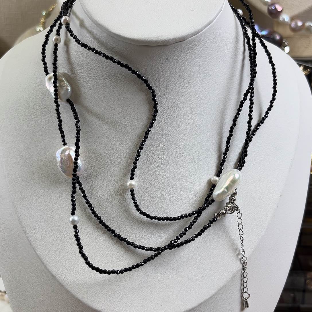 淡水珍珠毛衣链未镶嵌【纯恬】