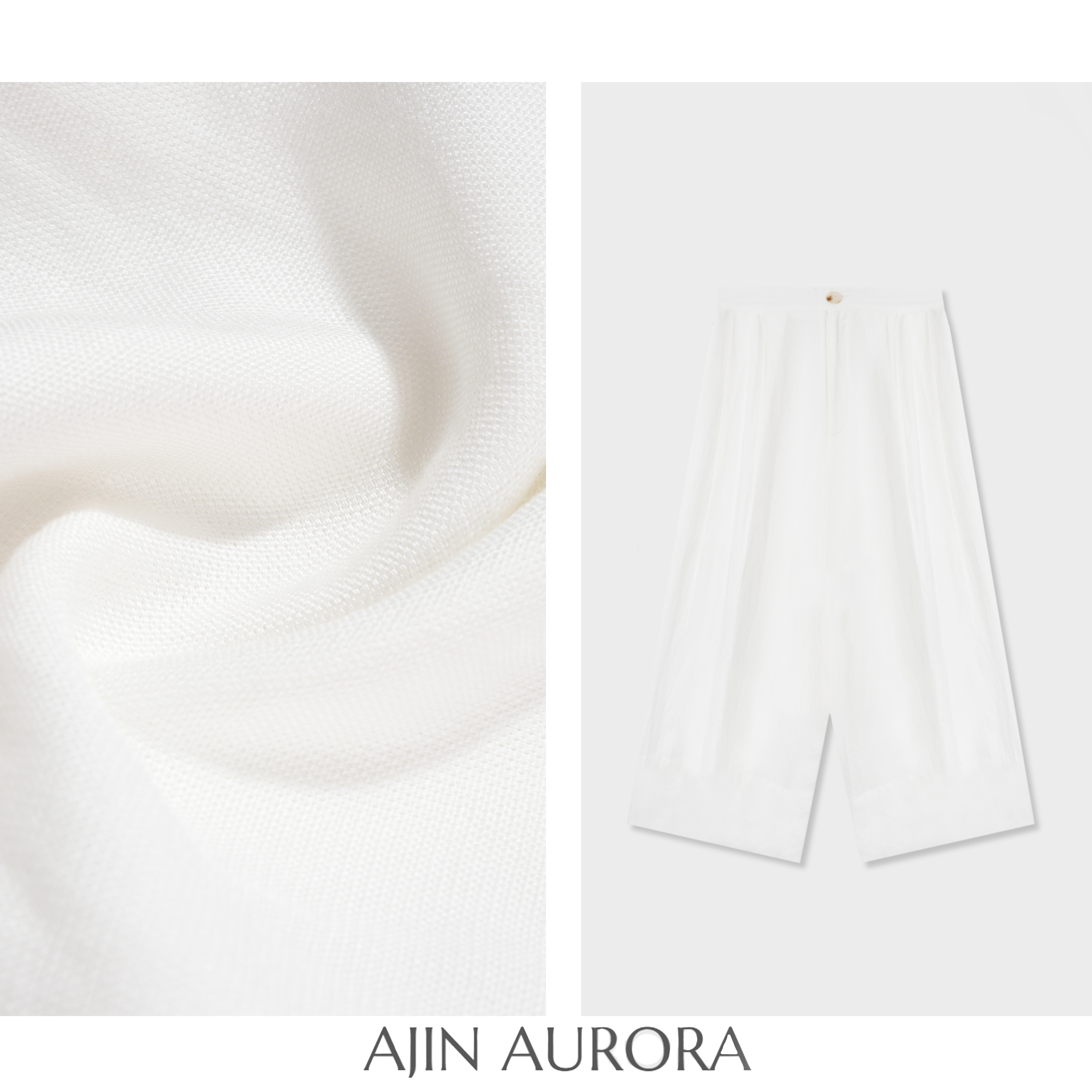 〈白昼海岸〉松弛阔腿裤