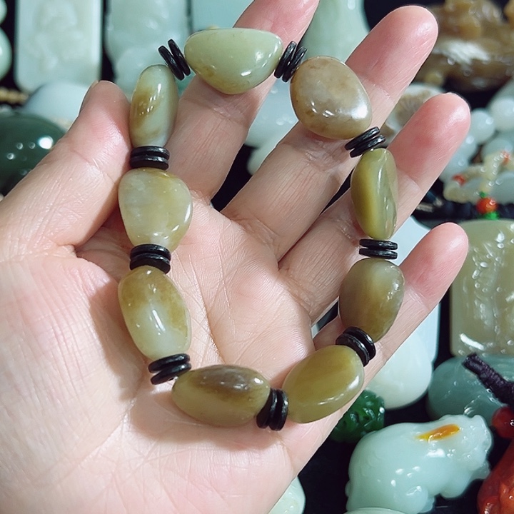 和田玉（糖玉）手链未镶嵌
