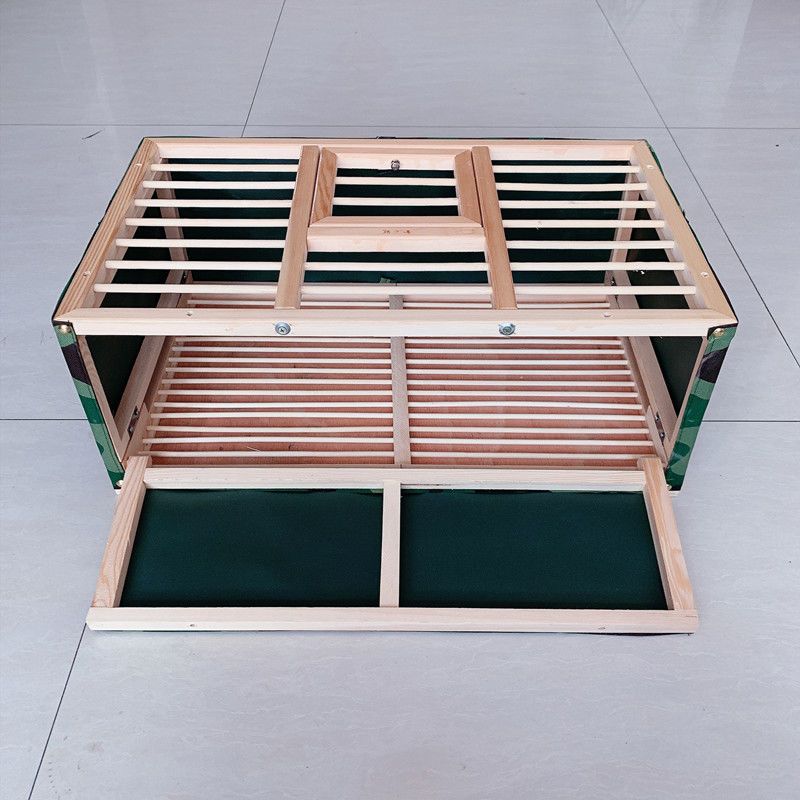 鸽子训放笼折叠设计赛鸽比赛专用运输笼透气网布家用鸽具