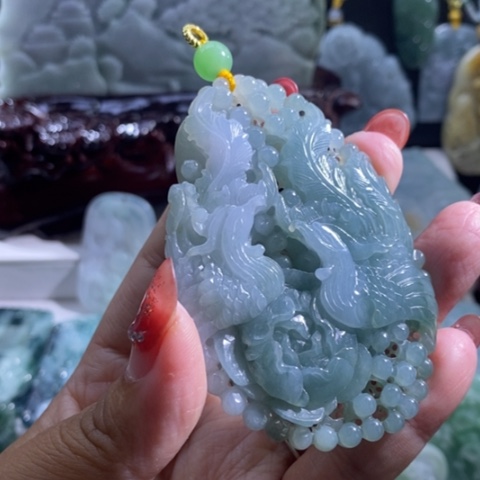 【闪购商品】颈饰未镶嵌翡翠财神