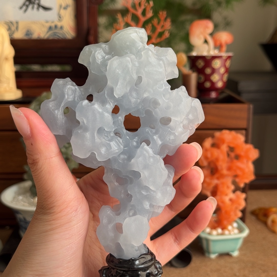 珂***青田石印石太湖石1