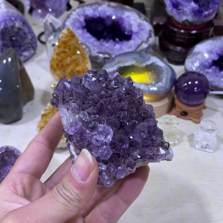 紫晶钱袋子未镶嵌