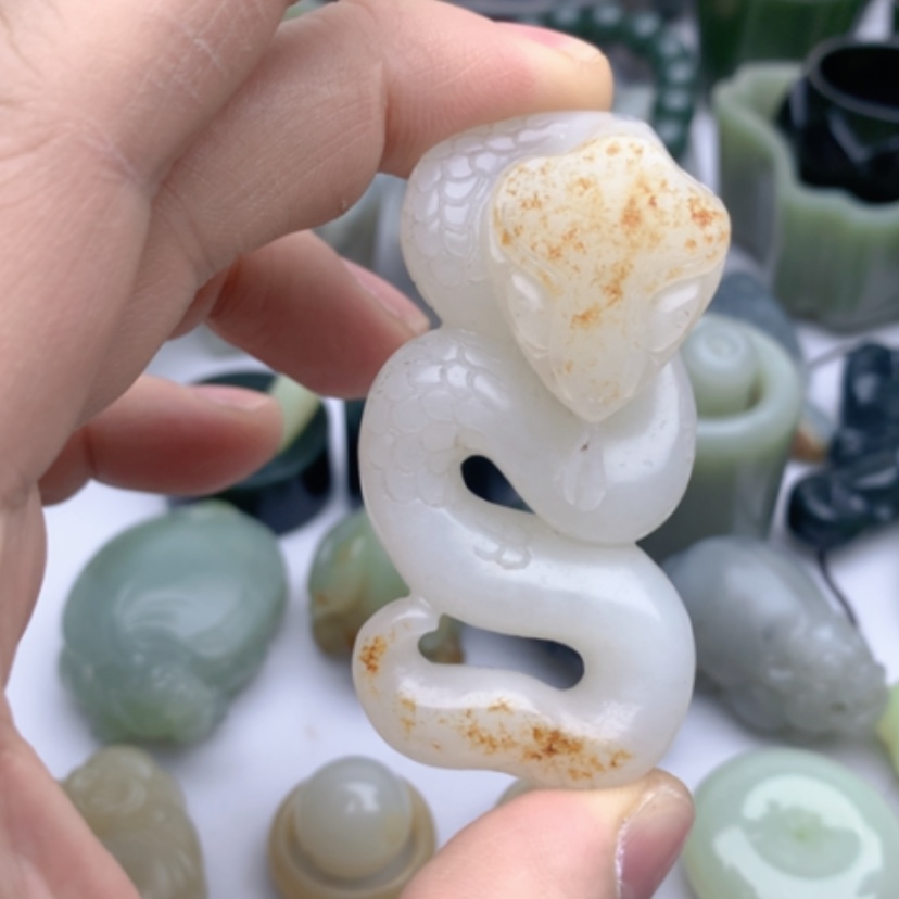 【闪购商品】和田玉挂件未镶嵌6**呀