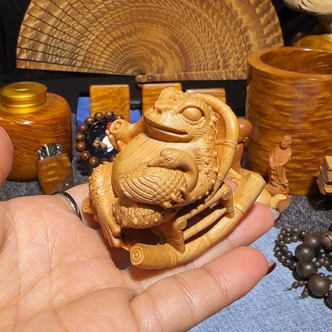 柏木（崖柏）手把件