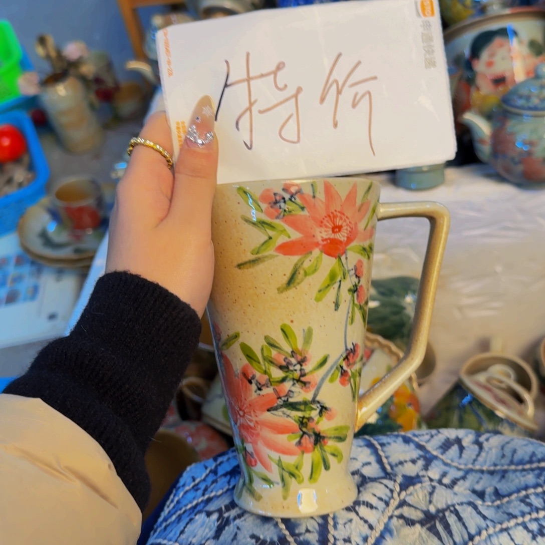 瓷片景德镇陶瓷手工手绘