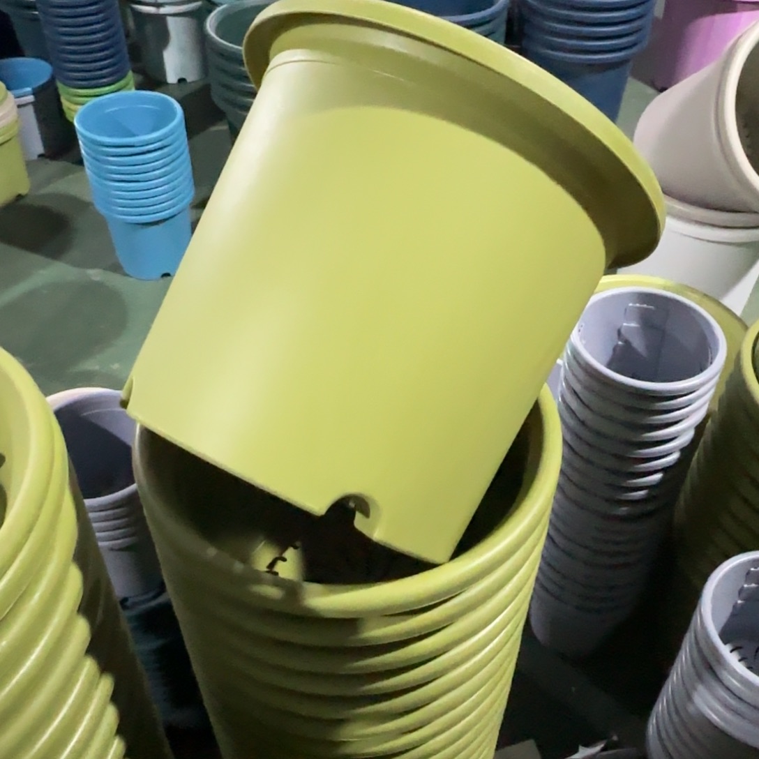 树脂四季盆6#无拖果绿微瑕7