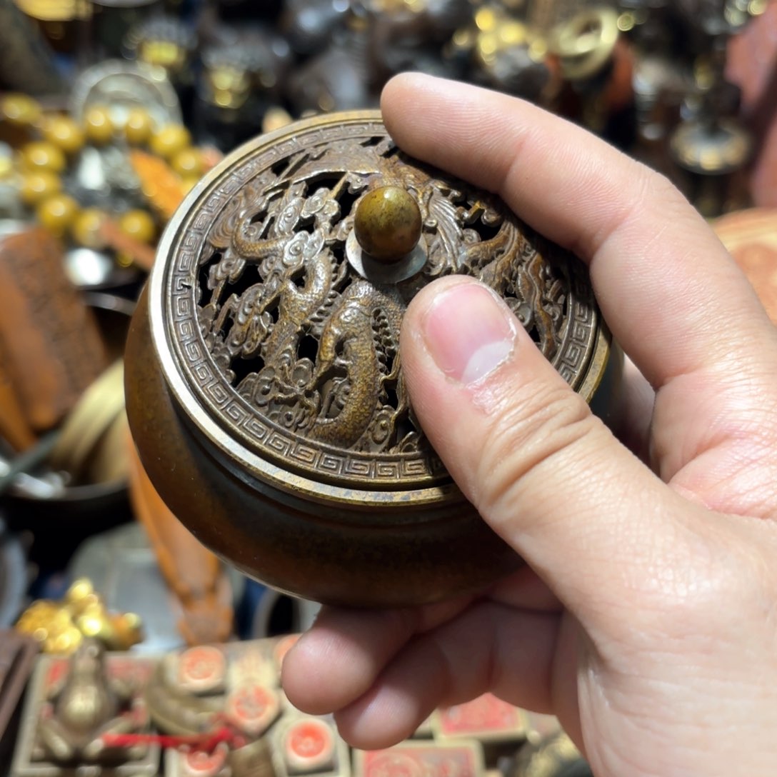 铜器摆件收收藏藏