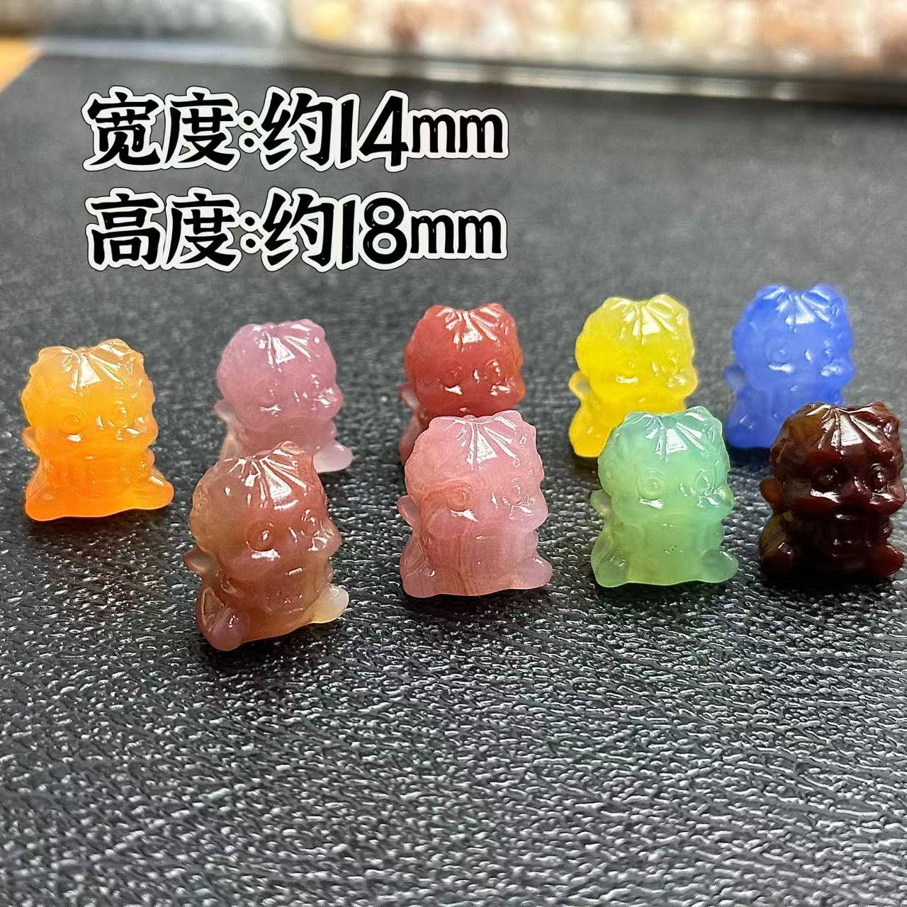 【玛瑙材质】吞金兽DIY手串 DIY手绳 DIY手机挂 百搭 多样性发一