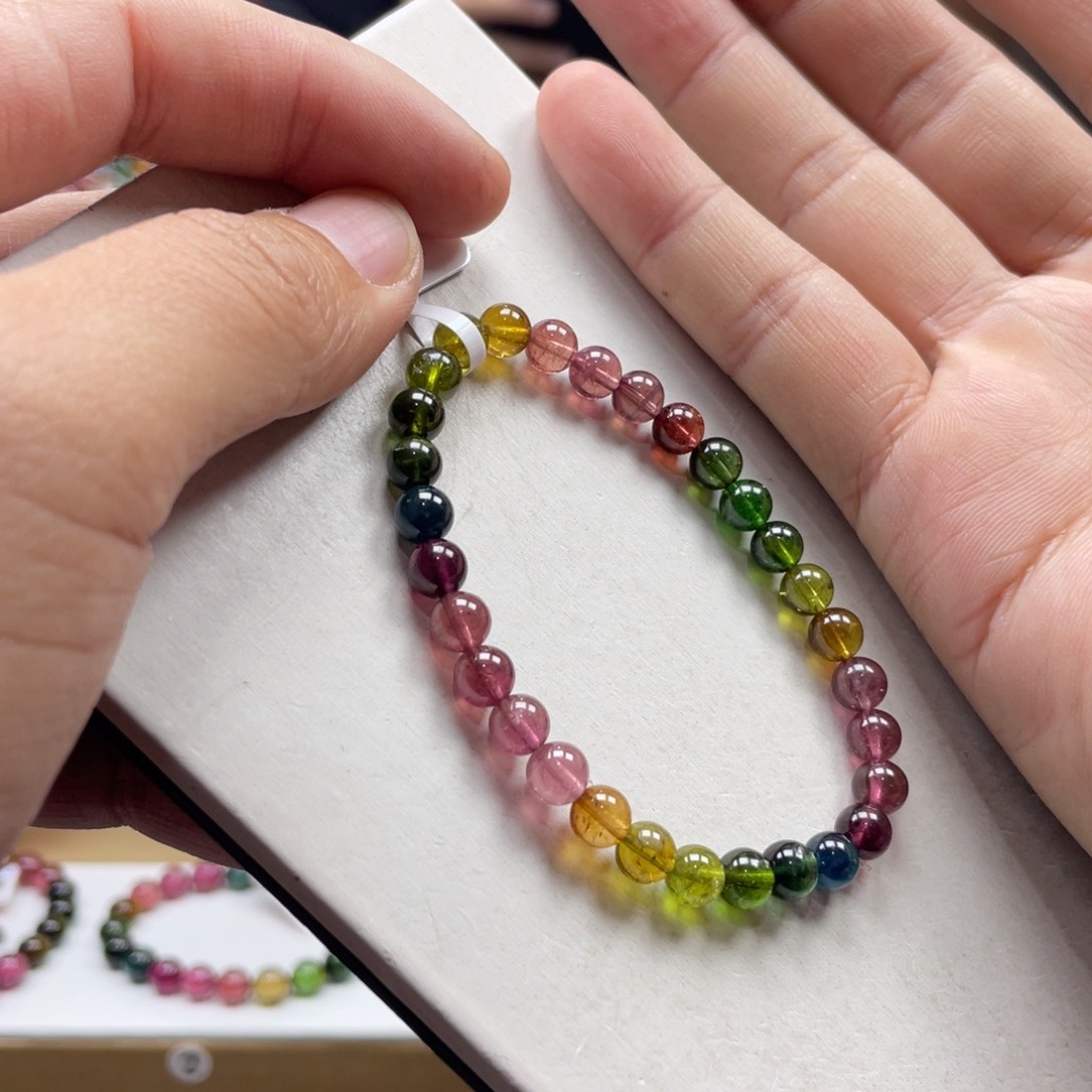 碧玺手串未镶嵌6mm.mmmmmmmm