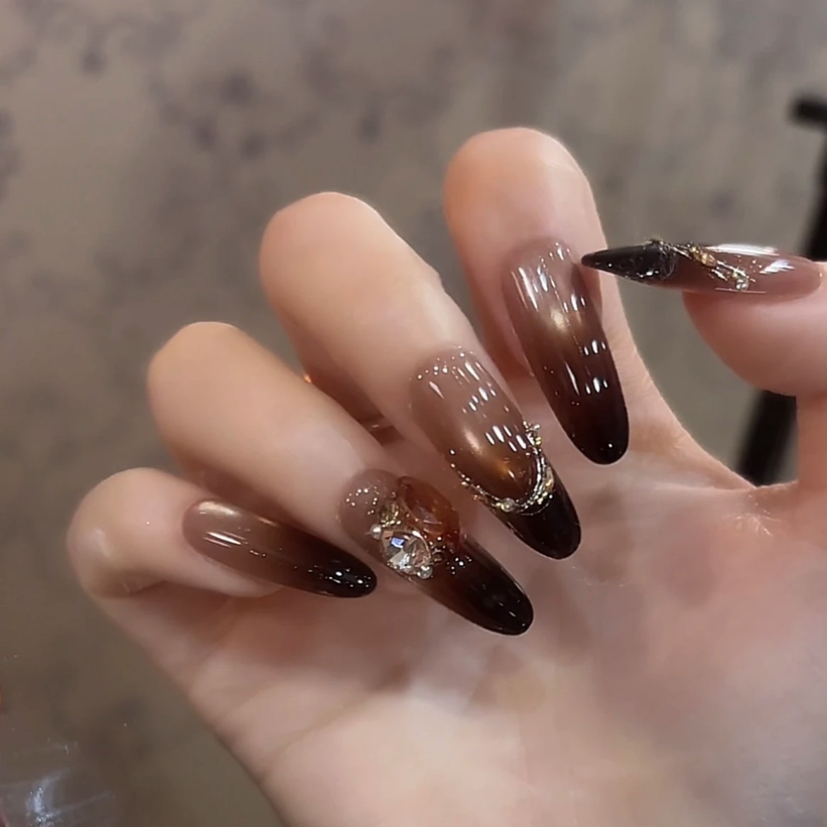 【暮色余辉】BANYUE Nial 精选爆火纯手工显白气质穿戴美甲