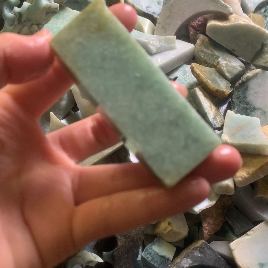 翡翠颈饰未镶嵌缅甸翡翠
