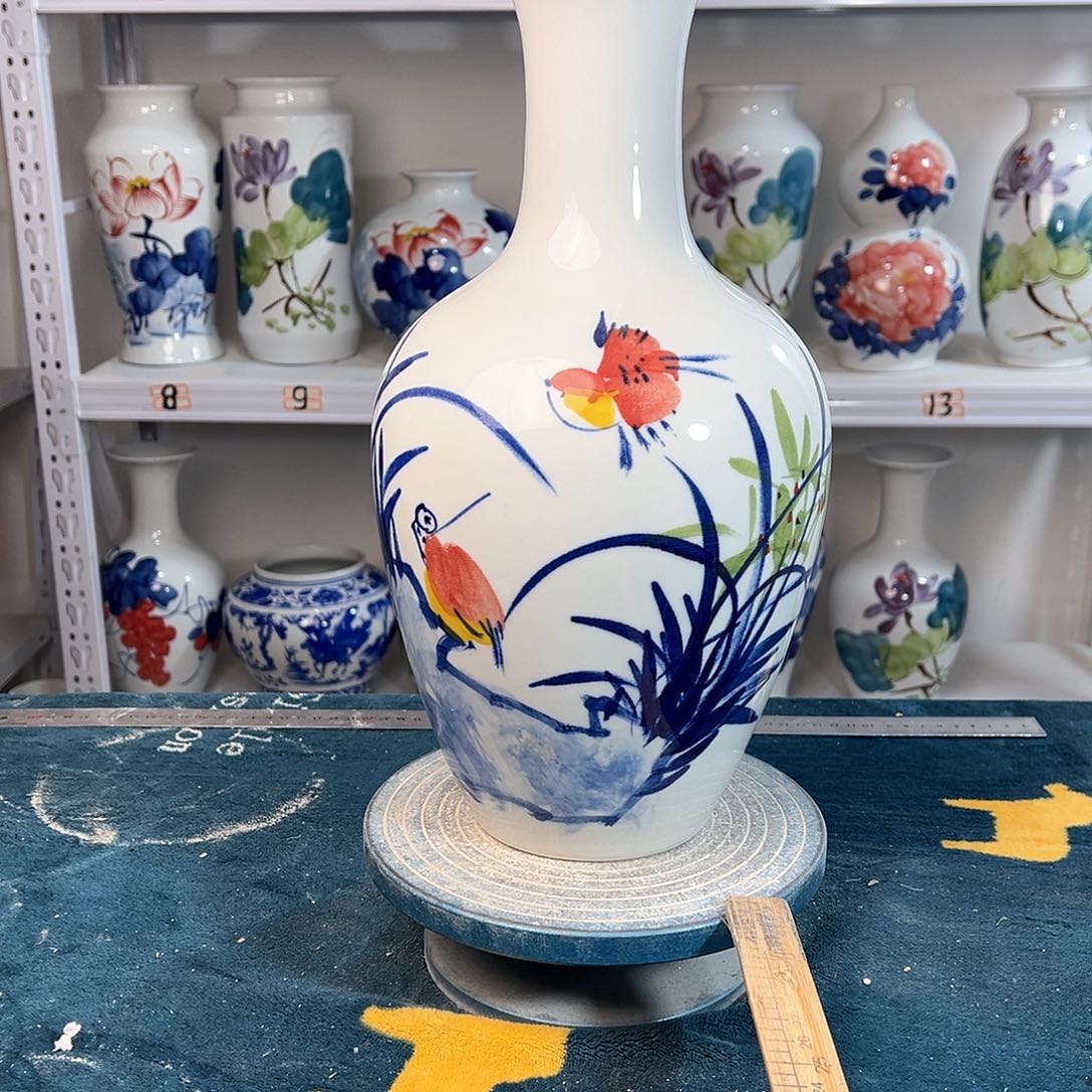 摆件景德镇陶瓷棒玉