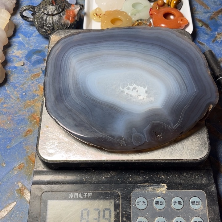 玛瑙/玉髓珠宝奇石未镶嵌清**茶