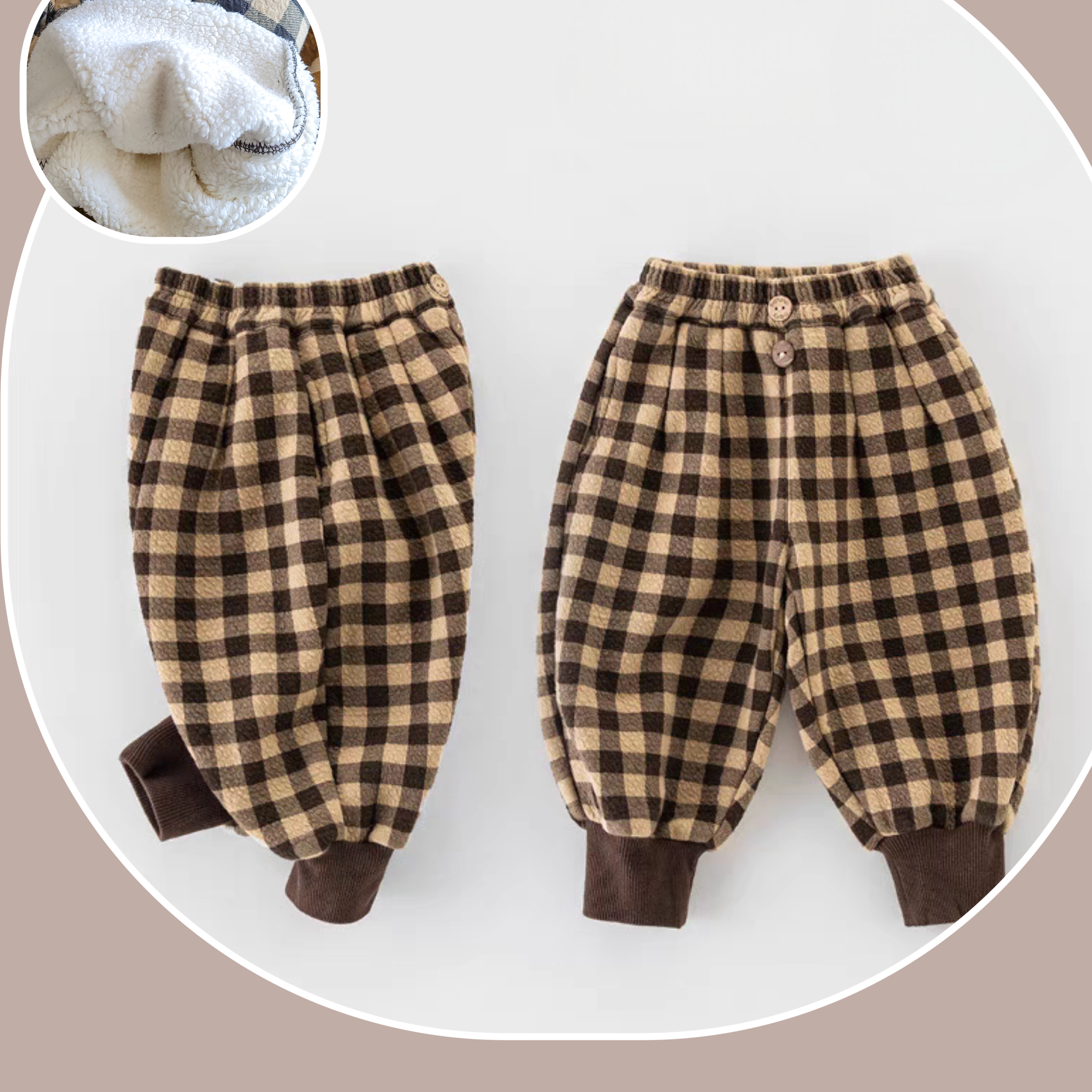 2203男女童裤子秋冬款外穿加绒卫裤儿童运动休闲裤