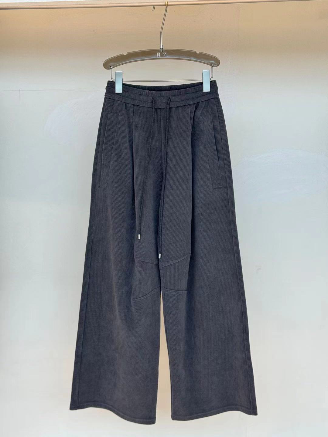 AVVENN24冬松紧腰休闲裤