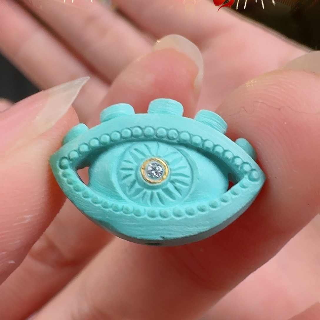 绿松石珠宝奇石未镶嵌