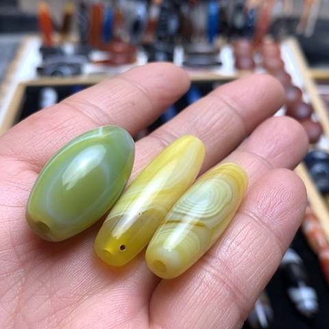 玛瑙/玉髓颈饰合金绿****0