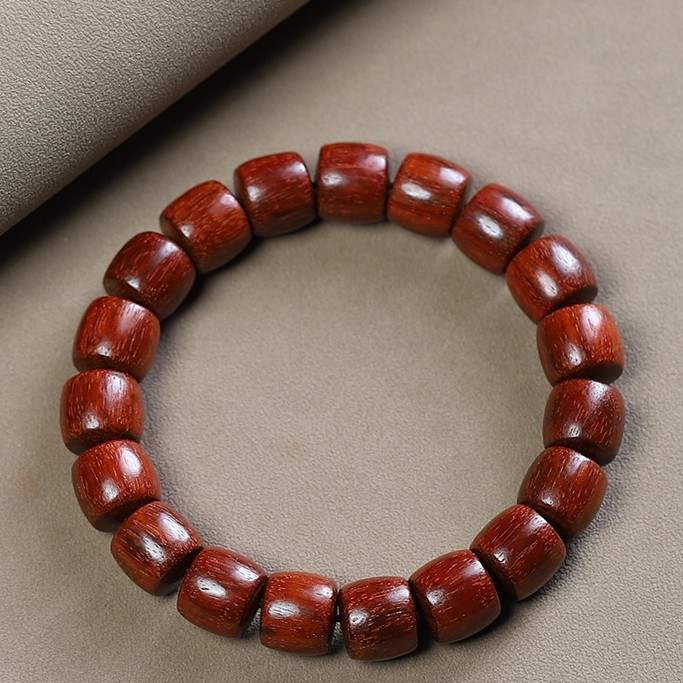 紫檀桶珠直切10m手串220