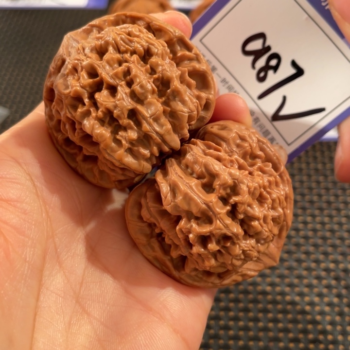 把件文玩核桃87号4.5官帽