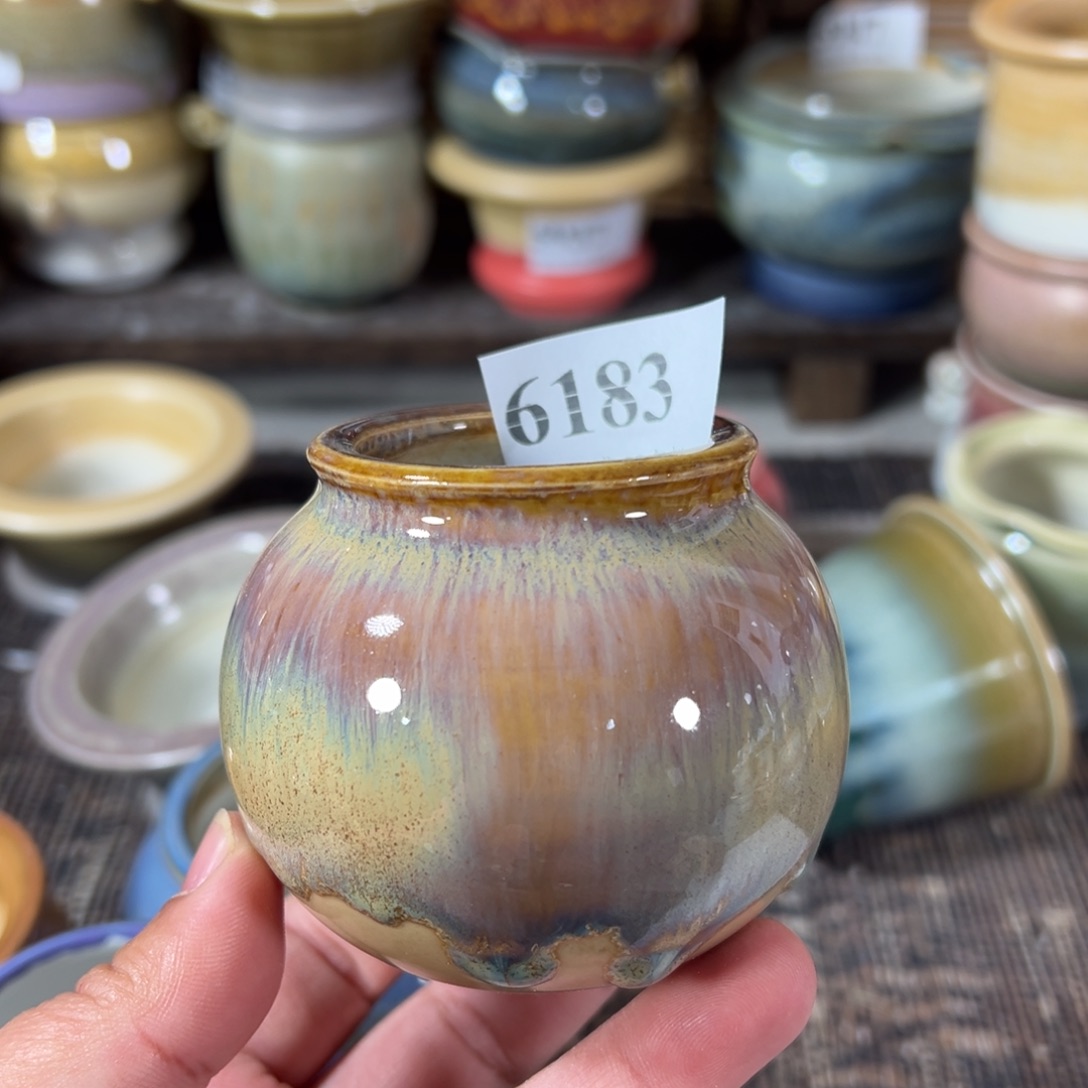 陶瓷景德镇手工花盆