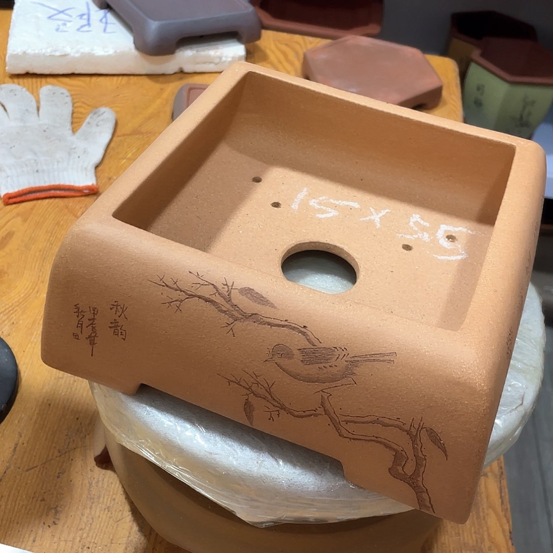 紫砂天心紫砂紫砂花盆