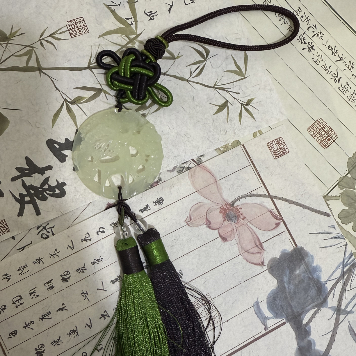 一鹿有你 一鹿平安 挂车内挂饰吊饰高档车载挂件