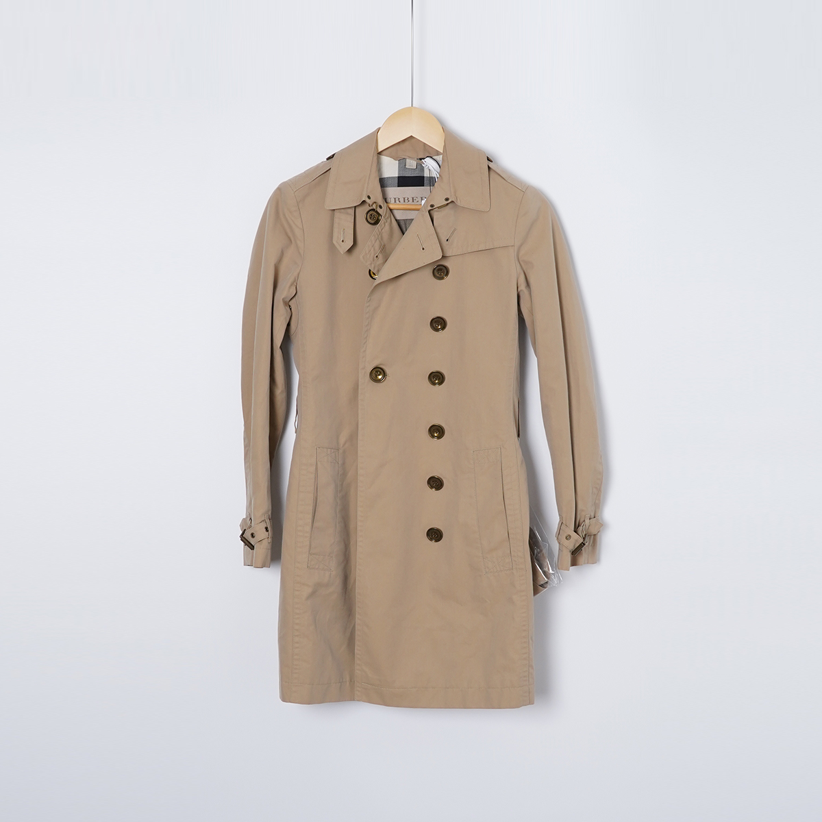 95新 BURBERRY/博柏利 绵/TH1798/风衣经典/1码女装外套大衣时尚