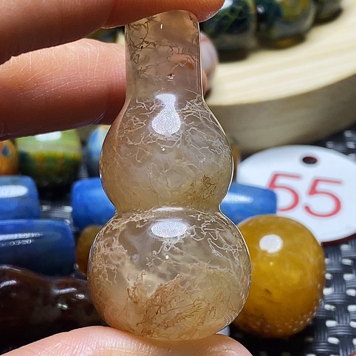 发***坤玛瑙/玉髓未镶嵌颈饰