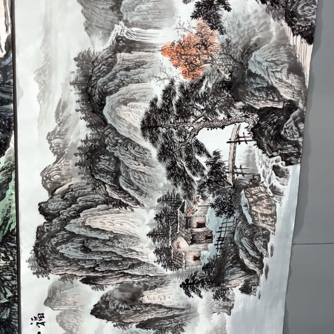 国画国画作品老师手绘